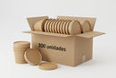 Embalagem Kraft 700ml – Caixa com 300