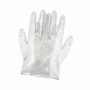 luva transparente de plastico